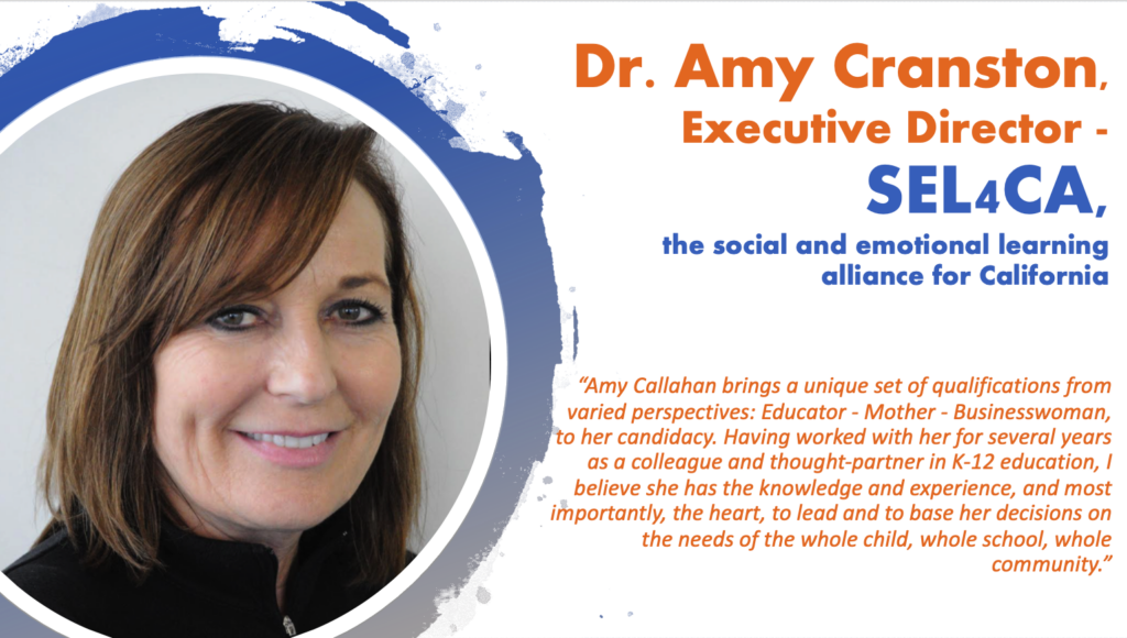 Dr. Amy Cranston, Executive Director -SEL4CA